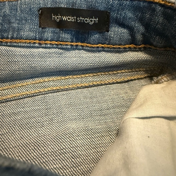 👖 **Ella Moss High Waist Straight Jeans** Size **8 / 29 | Light Wash - Picture 4 of 5